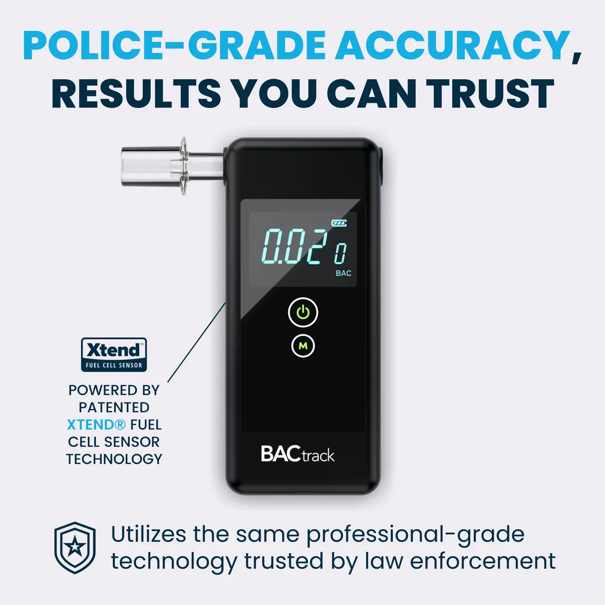 BACtrack Trace Breathalyzer 2-Pack | Police-Grade DOT/NHTSA Compliant Alcohol Tester - view 2