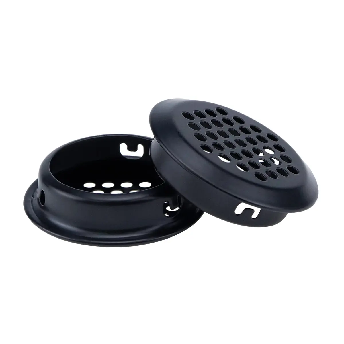 MY MIRONEY 10PCS Black Circular Soffit Air Vents, 1.4" Mounting Diameter | Durable Stainless Steel Vent for Cabinets & Offices - view 4
