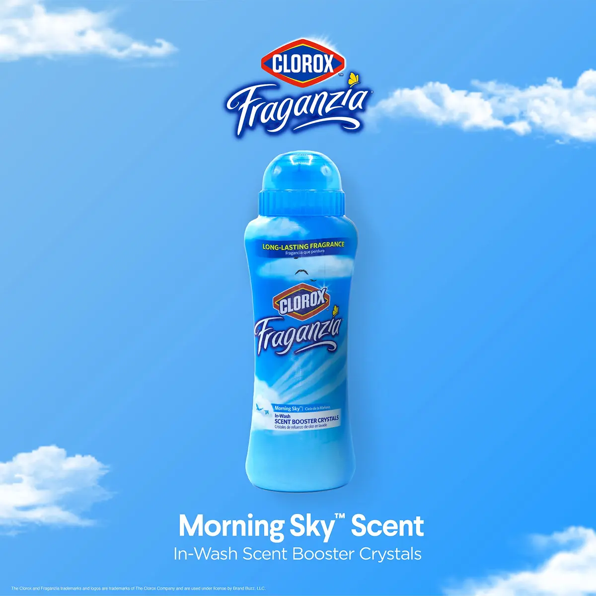 Clorox Fraganzia Scent Booster Crystals Morning Sky 18 Oz (532ml) 2-Pack | Infuse Laundry with Long-Lasting Fragrance - view 2