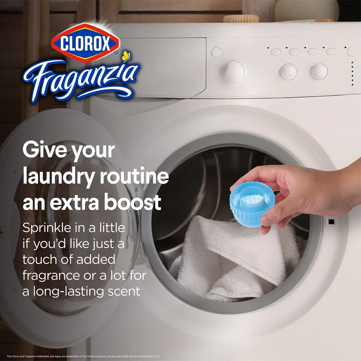 Clorox Fraganzia Scent Booster Crystals Morning Sky 18 Oz (532ml) 2-Pack | Infuse Laundry with Long-Lasting Fragrance - view 3