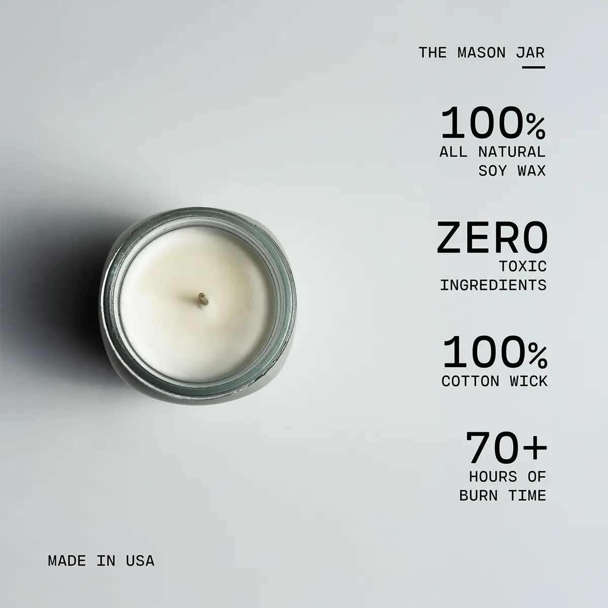 Milkhouse Candle Company Milk & Sugar Soy Scented Candle 340g (12 Oz) | Farmhouse Collection Jar Candle with 70+ Hour Burn Time - view 5