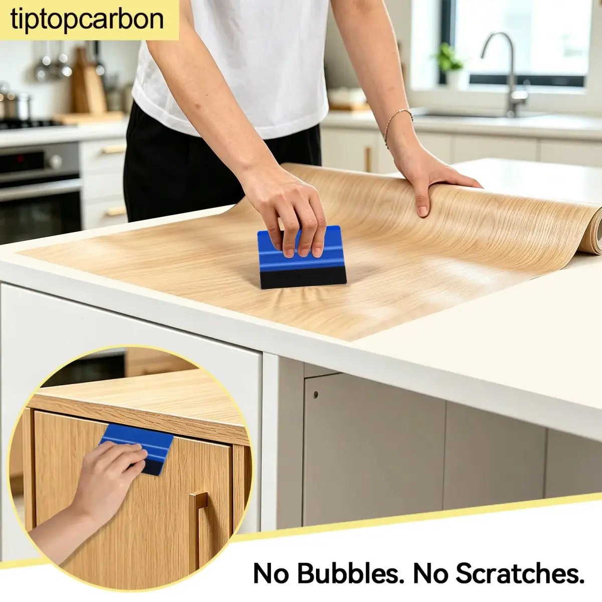 tiptopcarbon Wallpaper Smoothing Tool Kit with 8 Inch Scraper & Craft Knife | 10-Piece Set - view 6