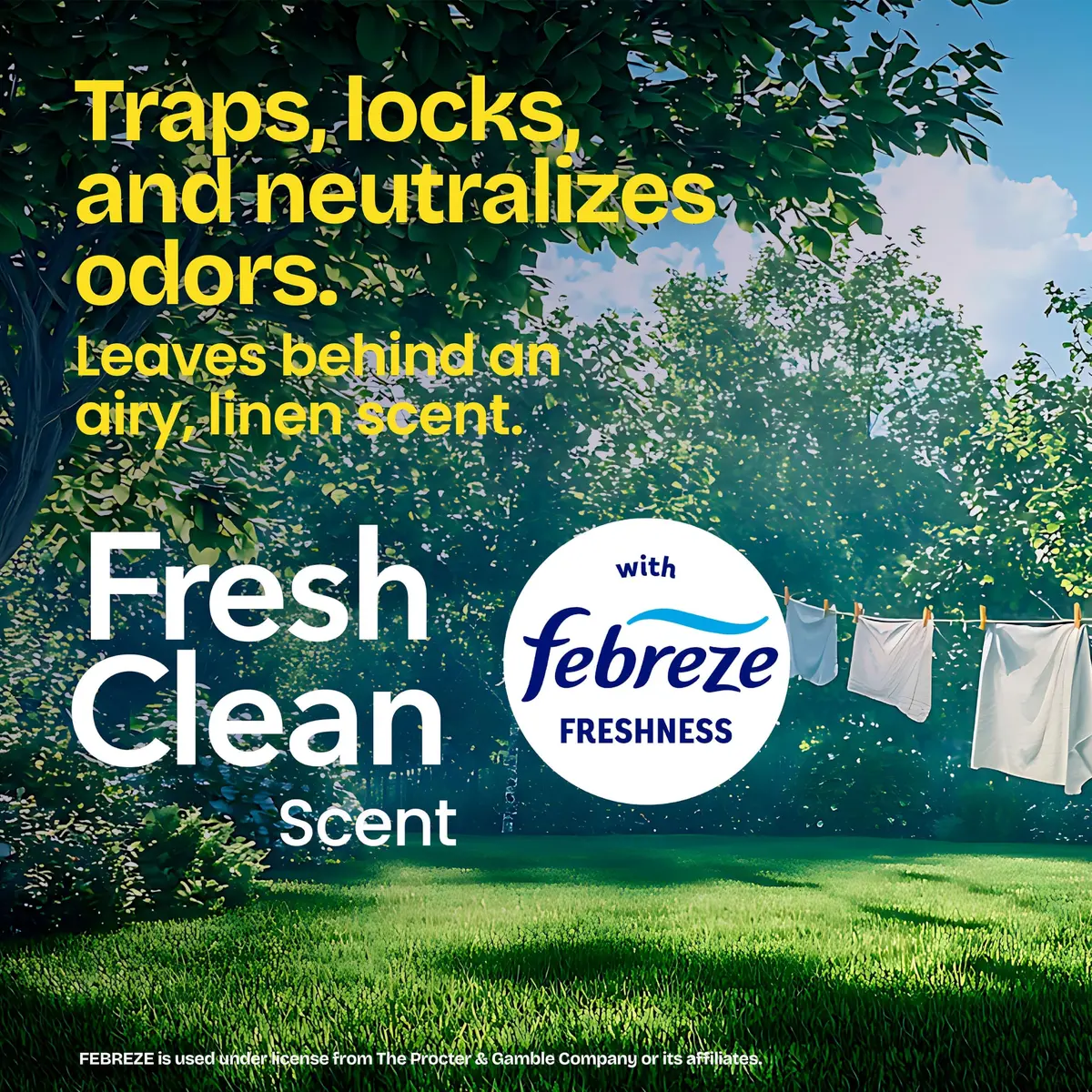 Glad Tall Kitchen Drawstring Trash Bags 13 Gallon | Odorshield Febreze Fresh Clean, 110 Count - view 4