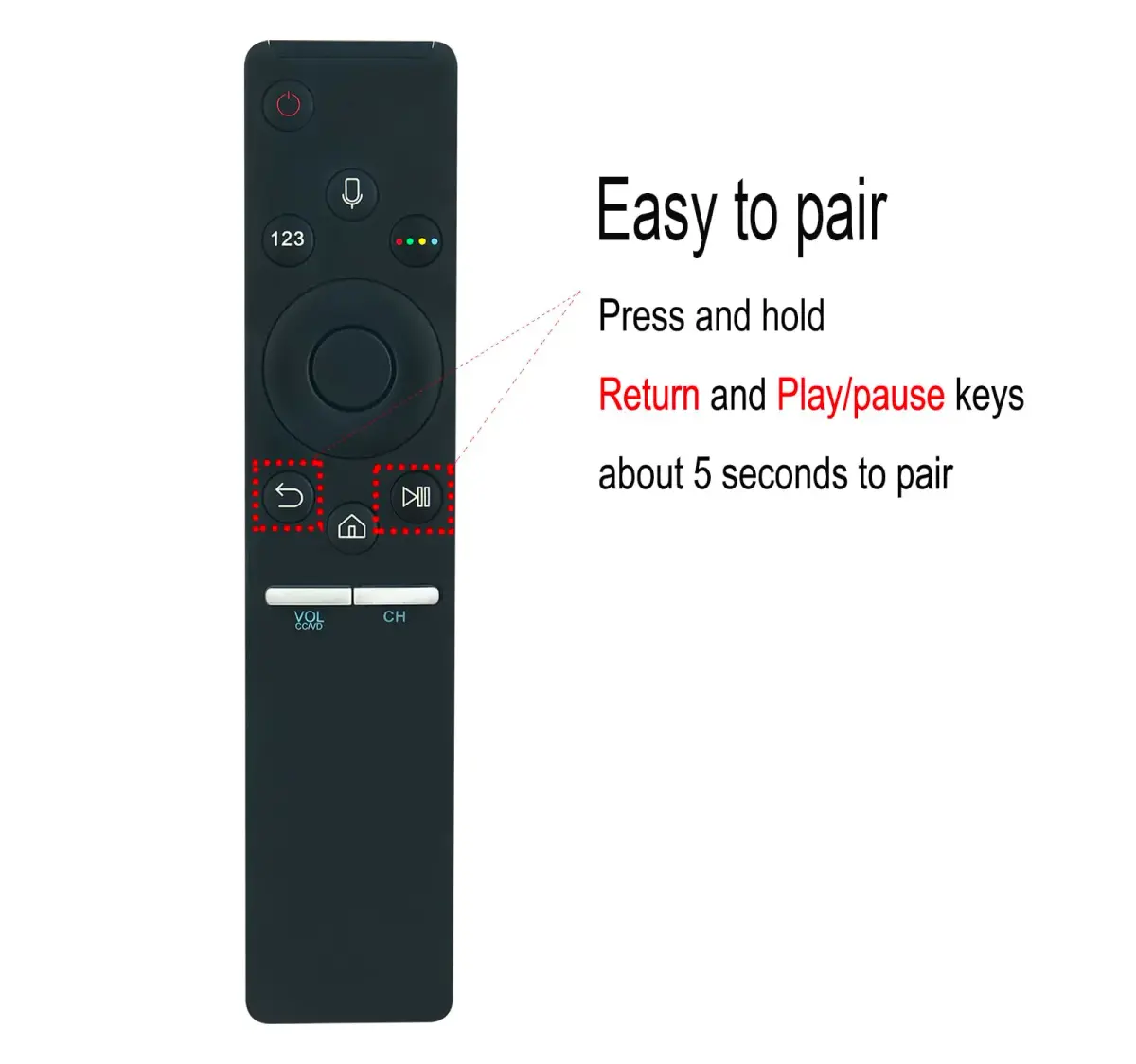AULCMEET BN59-01292A Voice Remote Replacement for Samsung Smart TV | Voice Search Enabled - view 5