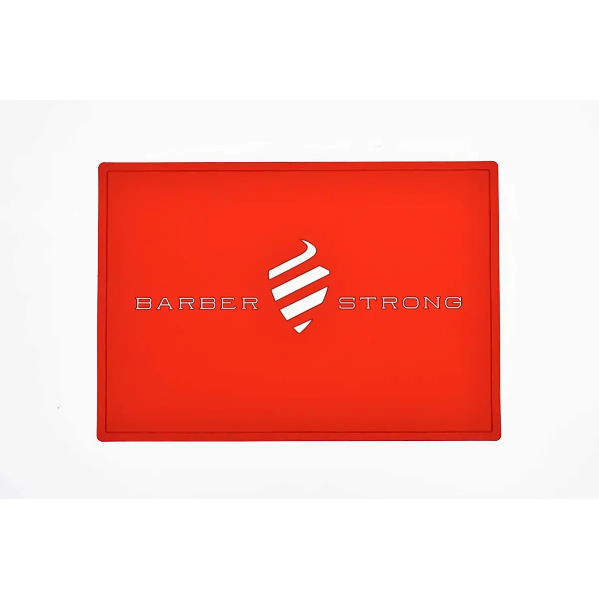 Barber Strong The Barber Mat 19" x 13" Red | Protects Countertops & Tools - main product image