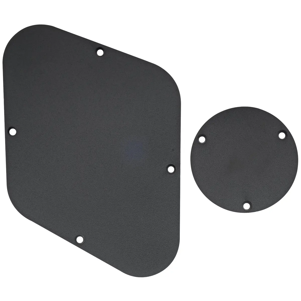 Musiclily Pro LP Control BackPlate and Switch Plate Cavity Cover 1Ply Black | For China Made Epiphone LP Guitars - main product image