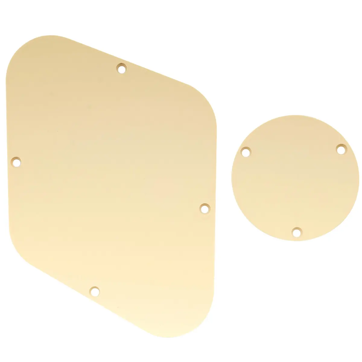 Musiclily Pro LP Control BackPlate and Switch Plate Cavity Cover 1Ply Cream | For China Made Epiphone LP Standard Guitar - main product image