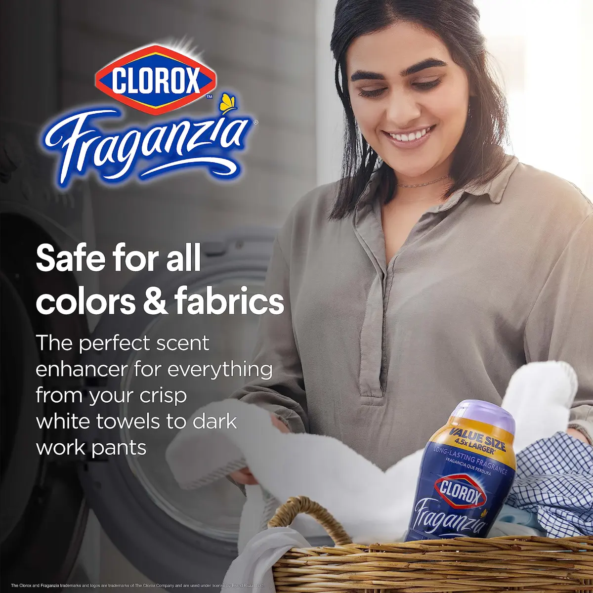 Clorox Fraganzia Laundry Scent Booster Crystals Lavender Eucalyptus 70 Oz (1.98 kg) | Long-Lasting Freshness for All Fabrics - view 4