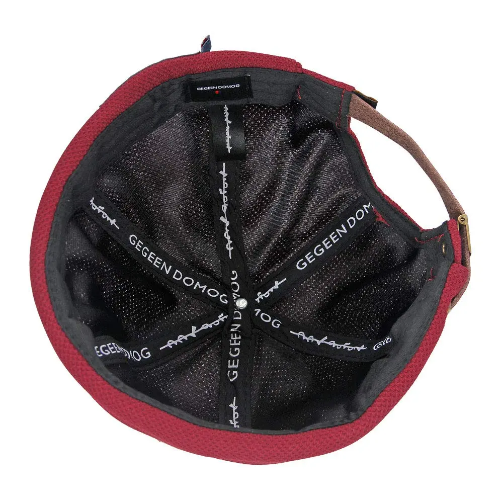 jerague Beanie Hat Adjustable Leather Buckle Vintage Style 21.6-23.6" | Breathable & Foldable - view 2