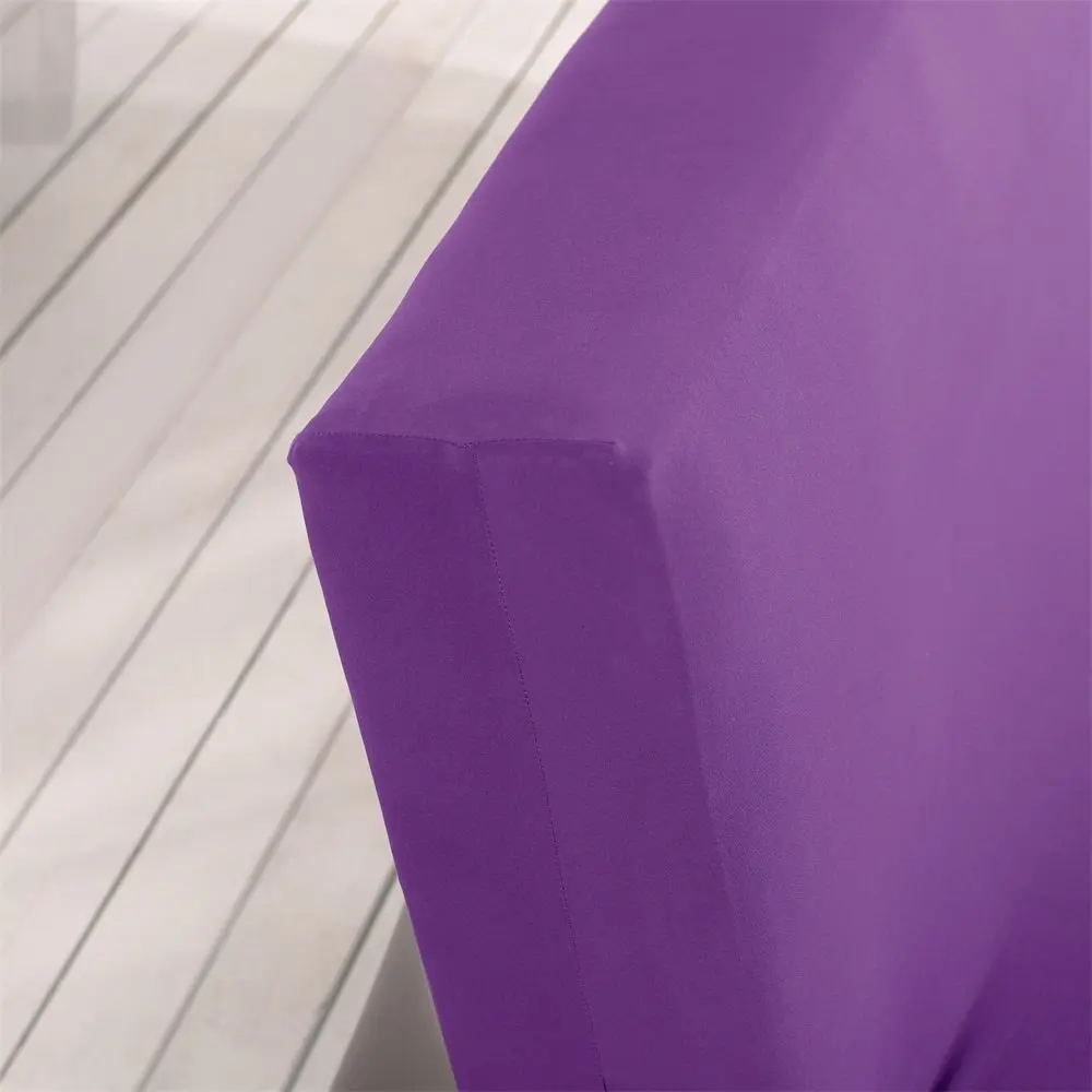 Homonic Purple Sofa Bed Cover 180-210cm | Elastic Non-Armrest Slipcover for 3 Seater - view 5