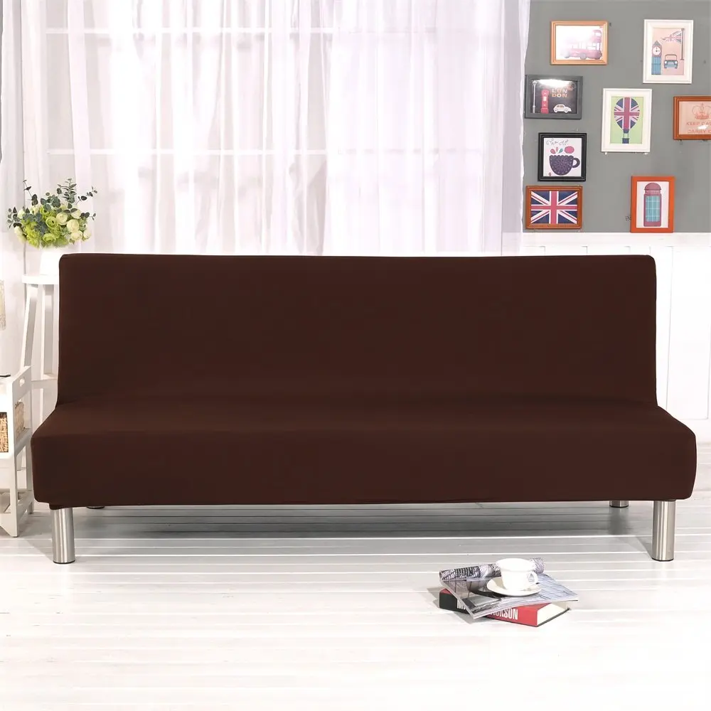 Homonic Armless Sofa Bed Cover Polyester Spandex 80" x 50" | Elegant, Soft & Durable (70-120 chars) - view 2