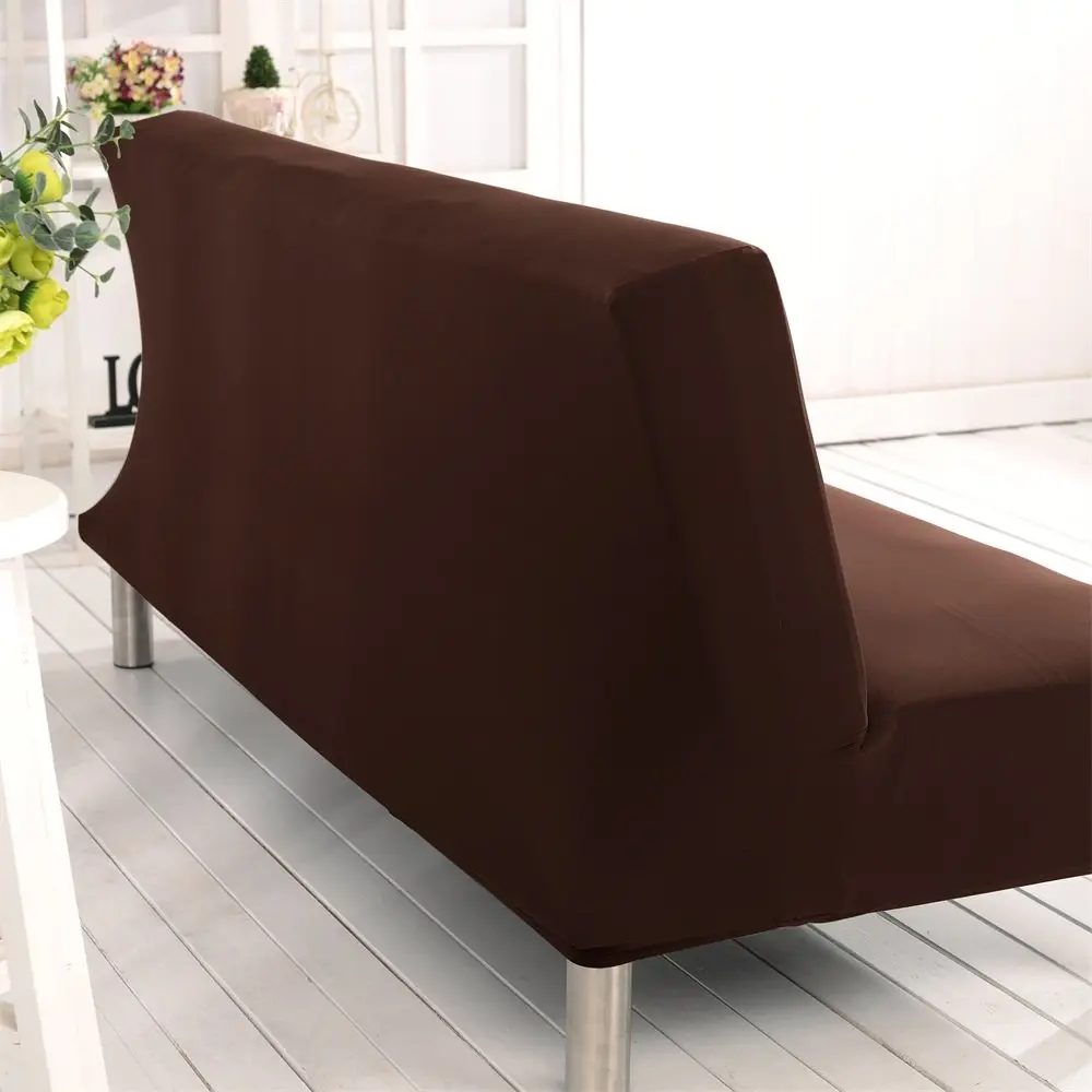 Homonic Armless Sofa Bed Cover Polyester Spandex 80" x 50" | Elegant, Soft & Durable (70-120 chars) - view 4
