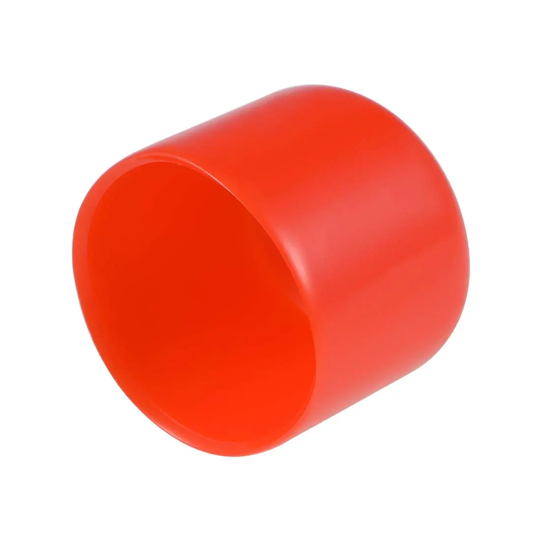 uxcell Red 20pcs Vinyl Rubber End Caps 15mm ID | Protects Floors & Threads - main product image
