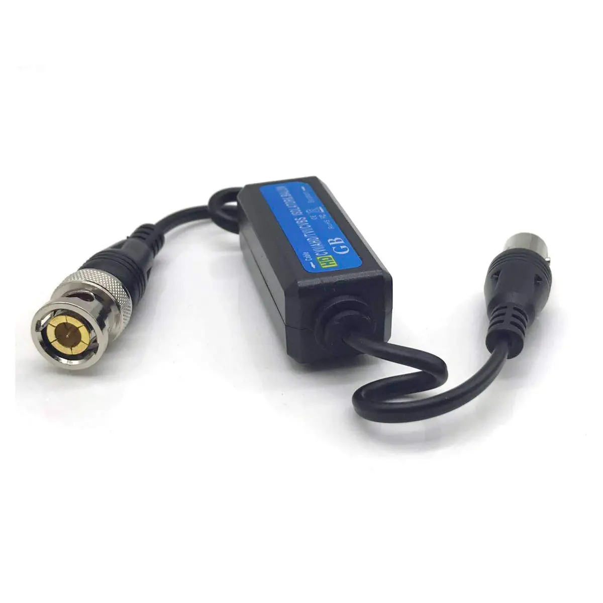 XENOCAM HD-TVI/HD-CVI/AHD/Analog CVBS Passive Coaxial Video Ground Loop Isolator Built-in Video Balun for CCTV Cameras 25cm (0.82ft) | Eliminates Picture Tearing - view 3