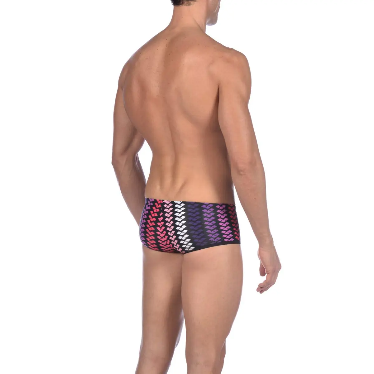 ARENA The One Logo Stripe Low Waist Maxlife Swim Short Swimsuit | Chlorine-Resistant, 36 - view 5