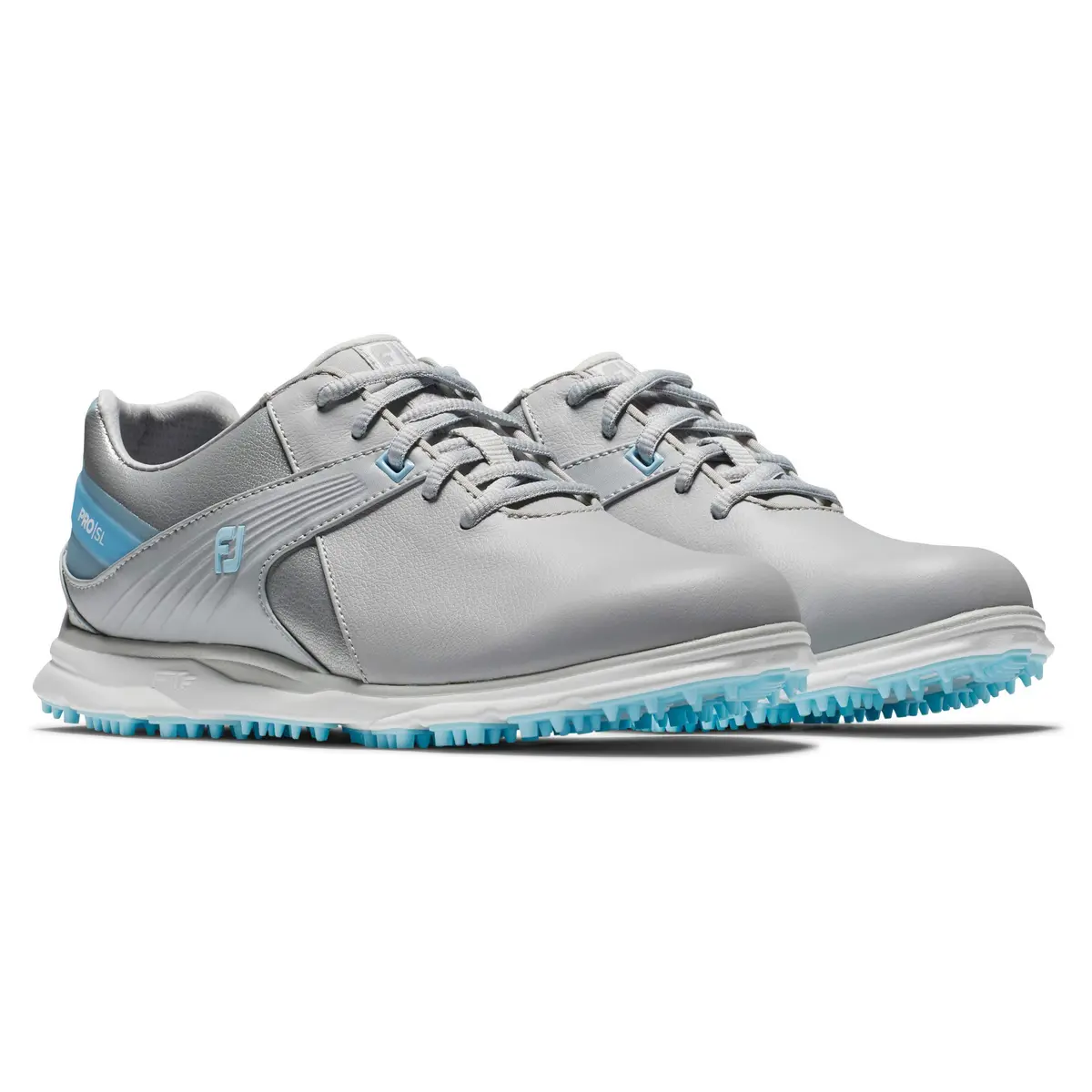 FootJoy Women's Pro/SL Golf Shoes Athletic Shoe, Grey/ Light Blue, 5.5 M US | Waterproof, Stable & Comfortable - view 5