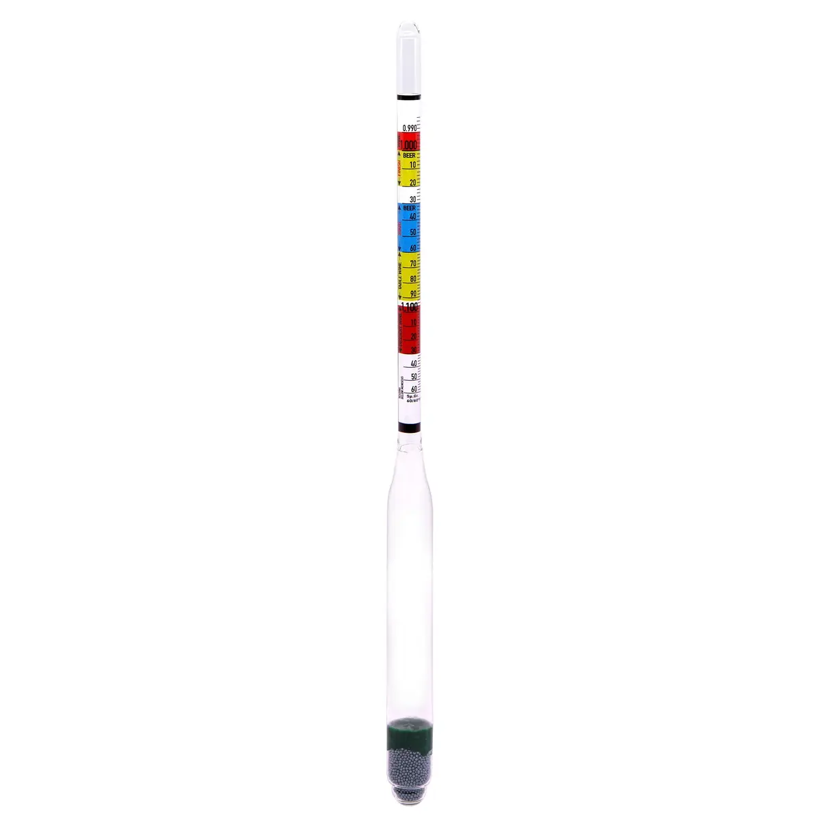 Circrane Hydrometer & Glass Test Jar Set, Triple Scale Alcohol Hydrometer for Brew Beer, Wine, Mead & Kombucha, ABV, Brix, Gravity | Home Brewing Supplies - view 7