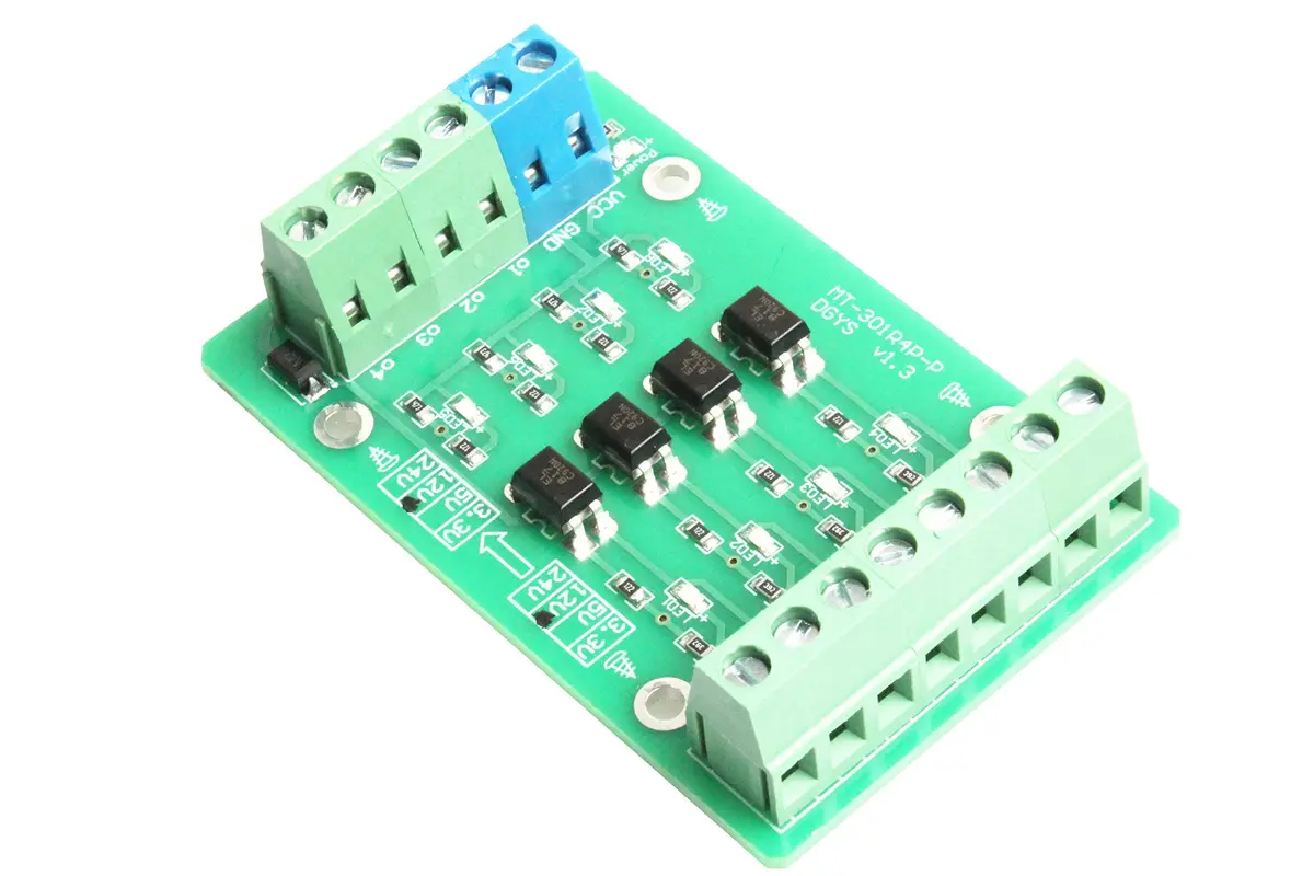 NOYITO 4-Channel Optocoupler Photoelectric Isolator Module Level Voltage Converter Module PLC Signal Converter PNP NPN to PNP (5V to 24V) | Signal Level Conversion - view 4