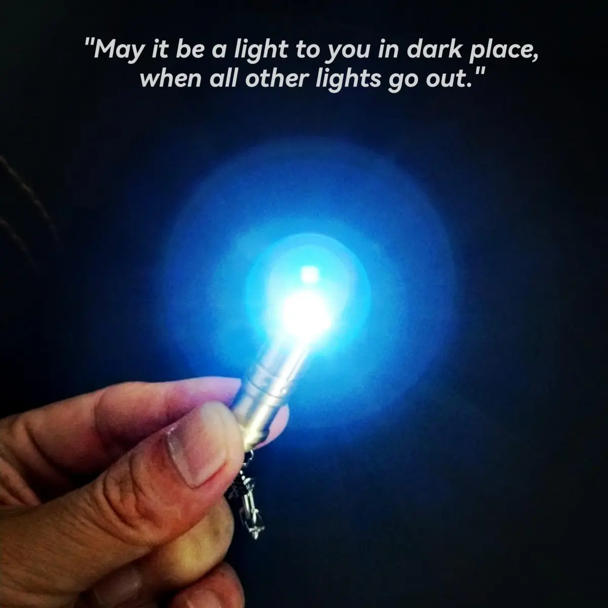 Nitefox e1 Tiny Keychain Flashlight 1.2 inches (3 cm) | Ultra-Compact EDC Safety Light - view 3