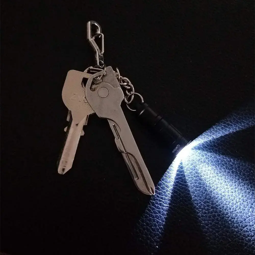 Nitefox e1 Tiny Keychain Flashlight 1.2 inches (3 cm) | Ultra-Compact EDC Safety Light - view 4
