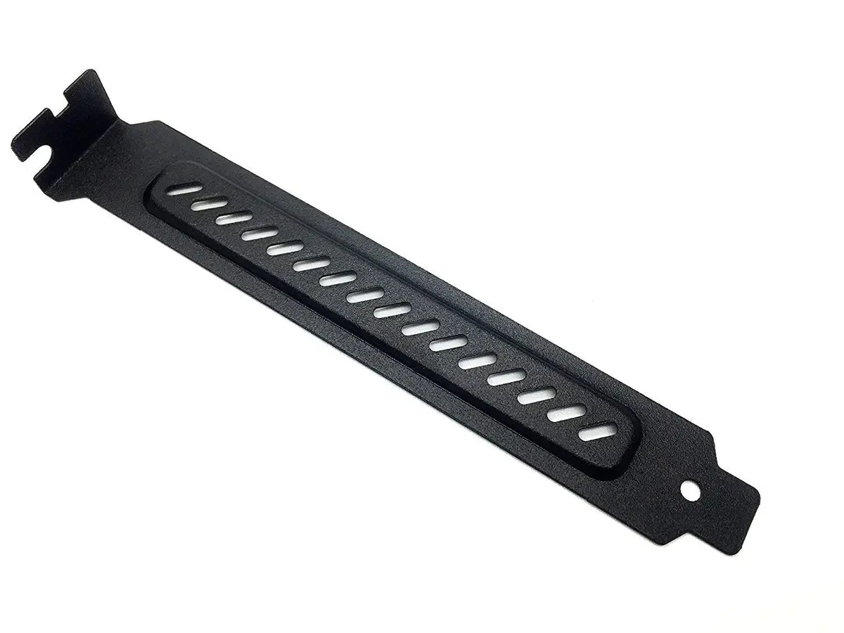 upHere Hard Steel Dust Filter Blanking Plate PCI Slot Cover 10 Pcs Black | Easy Install for Full Profile Cases - main product image