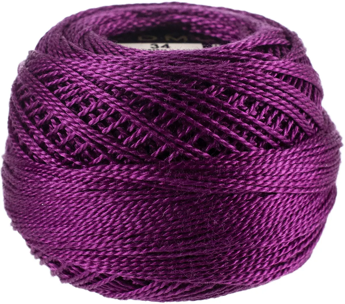 DMC Pearl Cotton Ball Size 8 87yd Dark Fuchsia | 8 Thread, Cotton, Hand & Machine Sewing - main product image