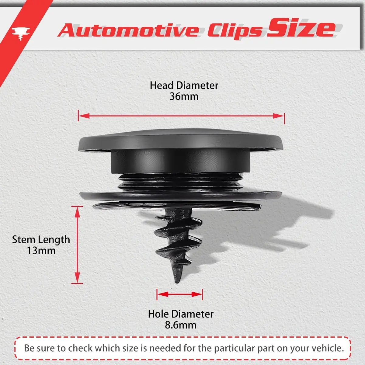 OTUAYAUTO 20PCS Universal Car Floor Mat Clips | Secure Mats, Prevent Slippage - view 2