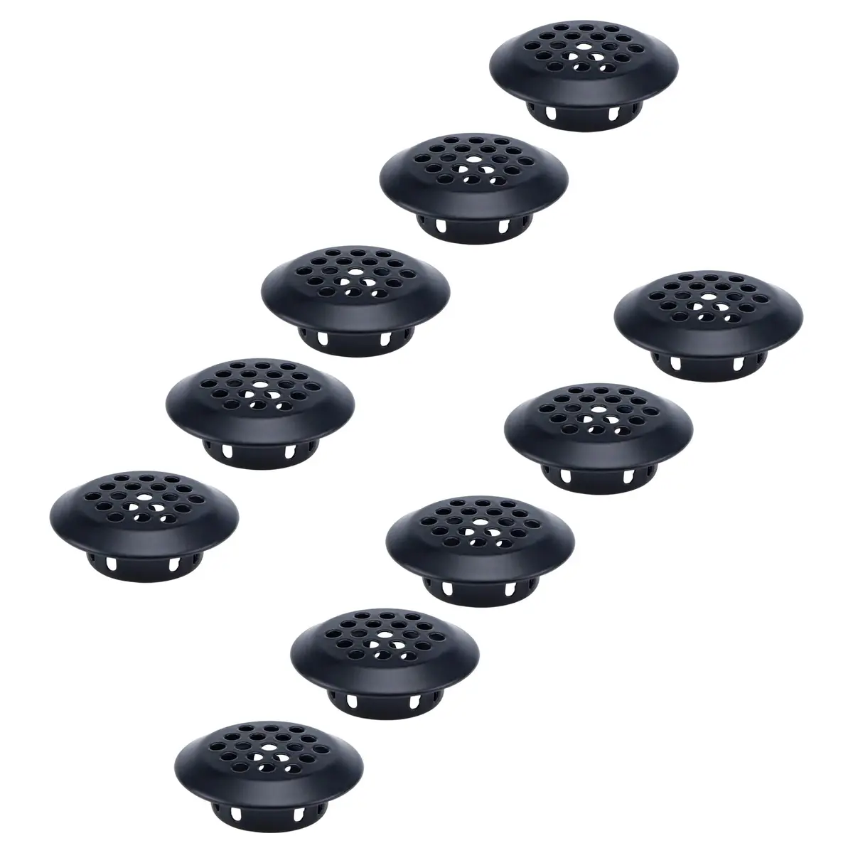 MY MIRONEY Circular Soffit Vent 1" Diameter | Rust-Proof Stainless Steel Vent for Cabinets & Rooms - main product image