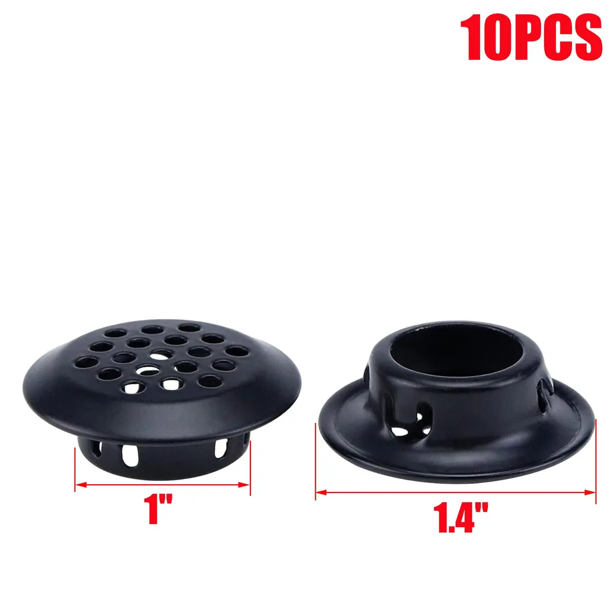 MY MIRONEY Circular Soffit Vent 1" Diameter | Rust-Proof Stainless Steel Vent for Cabinets & Rooms - view 2