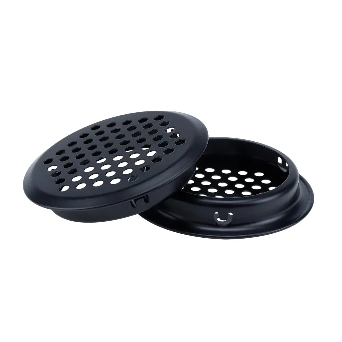 MY MIRONEY Black Stainless Steel Circular Soffit Vents 53mm (2.1") Bottom Diameter | 10-Pack for Ventilation - view 4