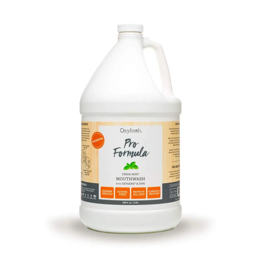 Oxyfresh Premium Pro Formula Fresh Mint Mouthwash – Patented Zinc Mouthwash for Adults - main product image