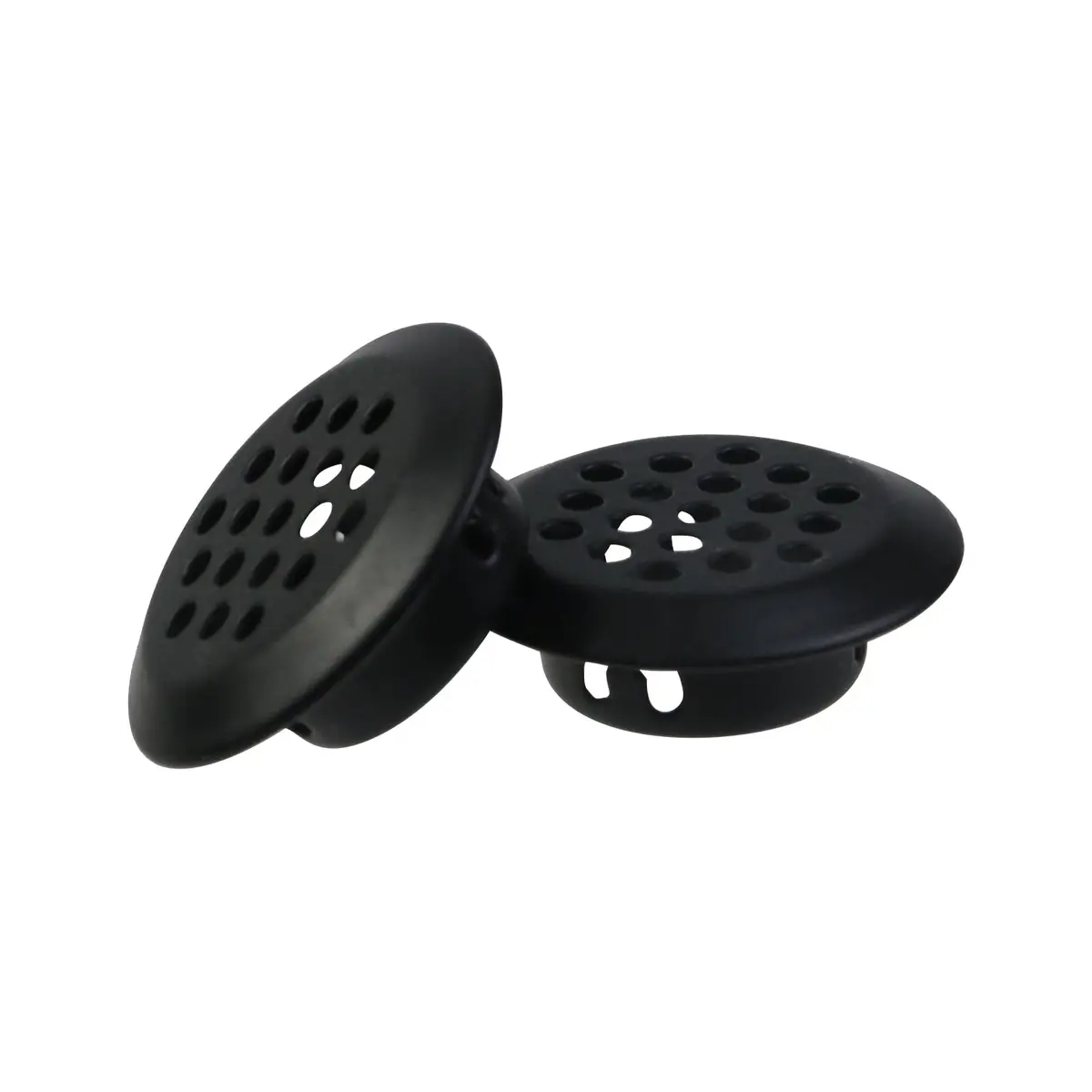 MY MIRONEY 10PCS Black Circular Soffit Vent, 0.8" | Stainless Steel Vent for Cabinets & Office Use - view 3