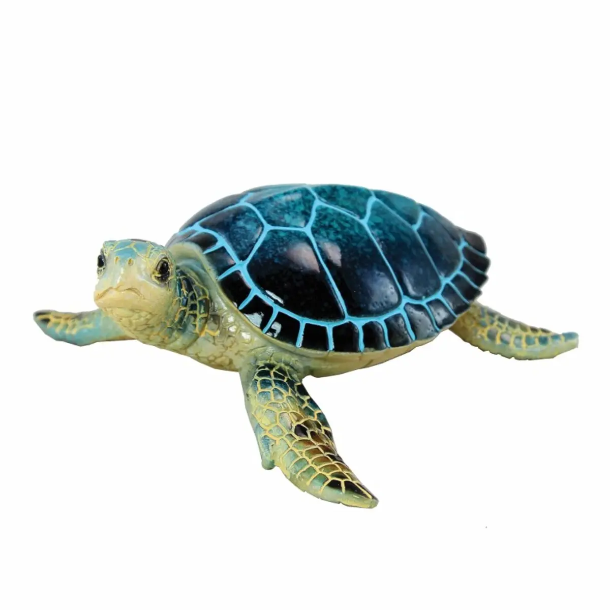 Unison Gifts Blue Turtle Collectible Figurine 6.5 INCH | Multicolor Home Accent - main product image