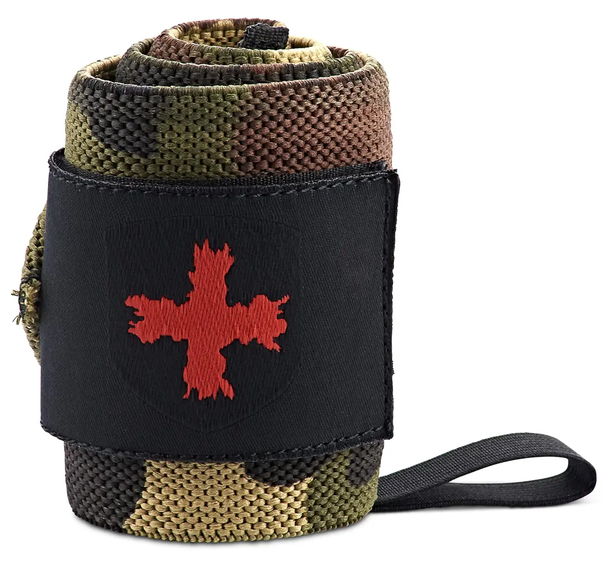 Harbinger Red Line 18-Inch Weightlifting Wrist Wraps (Pair, Camo) | Competition Grade Elastic for Maximum Stability - main product image