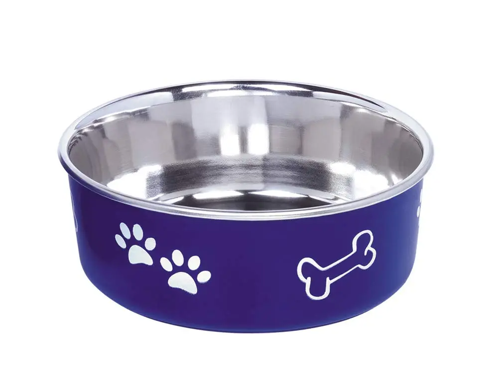 Nobby Fusion Stainless Steel Dog Bowl 16 cm | Non-Slip & Dishwasher Safe - main product image