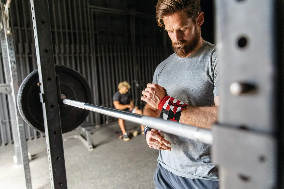 Harbinger Red Line 18-Inch Weightlifting Wrist Wraps (Pair) | Competition Grade Elastic for Maximum Stability - view 3
