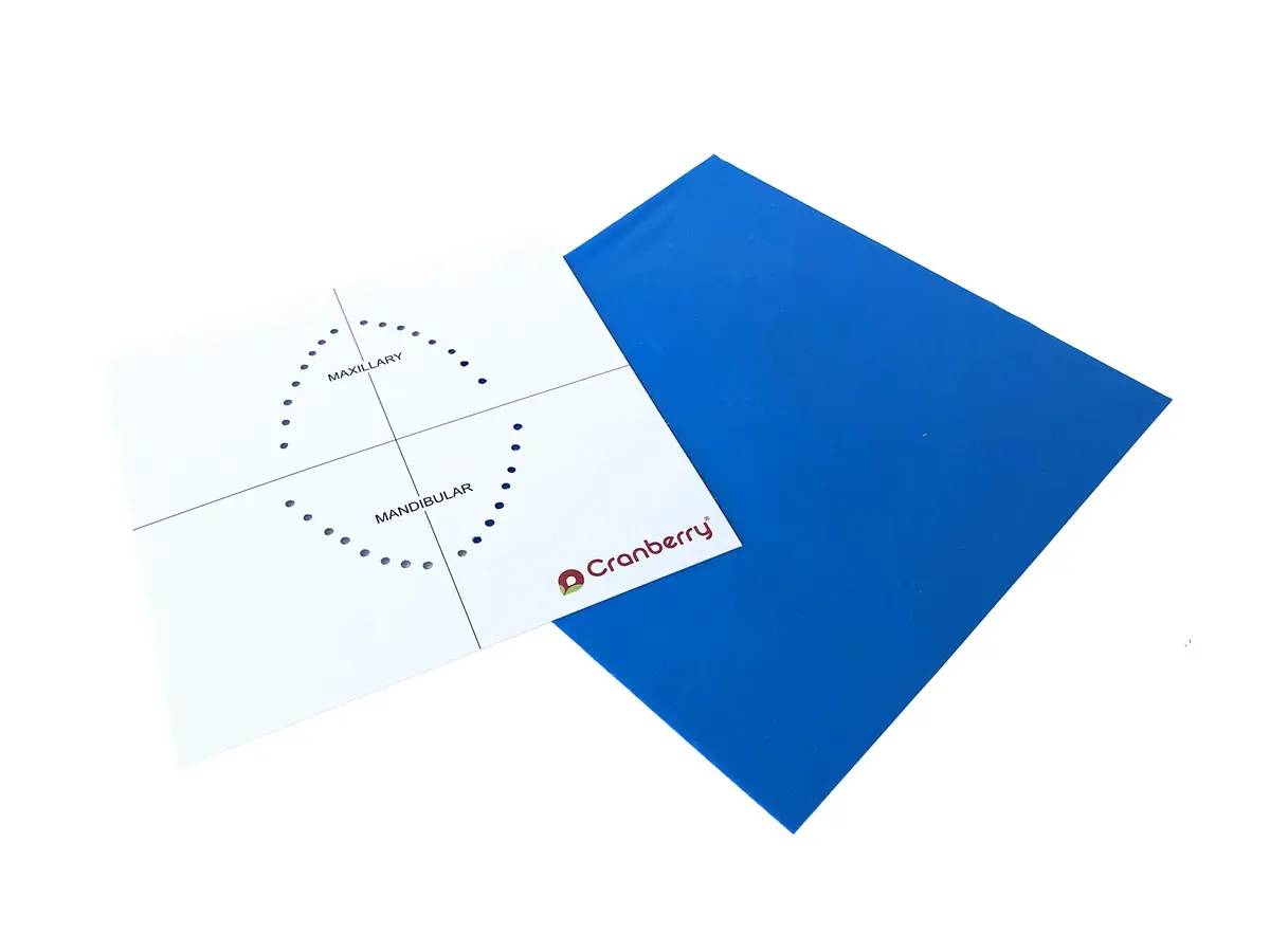 Cranberry USA CR8166NS Smart Dam Latex Powder-Free Blue 6" x 6" (36 Count) | Professional Dental Isolation - view 3