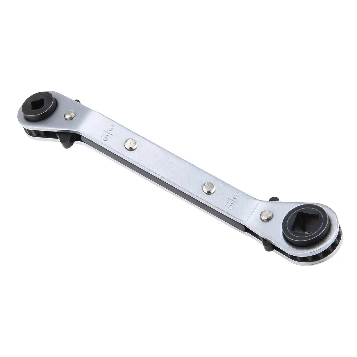 gohantee Refrigeration Ratchet Wrench 4 Sizes | Steel, 5.5 inch, Easy Reversal - main product image