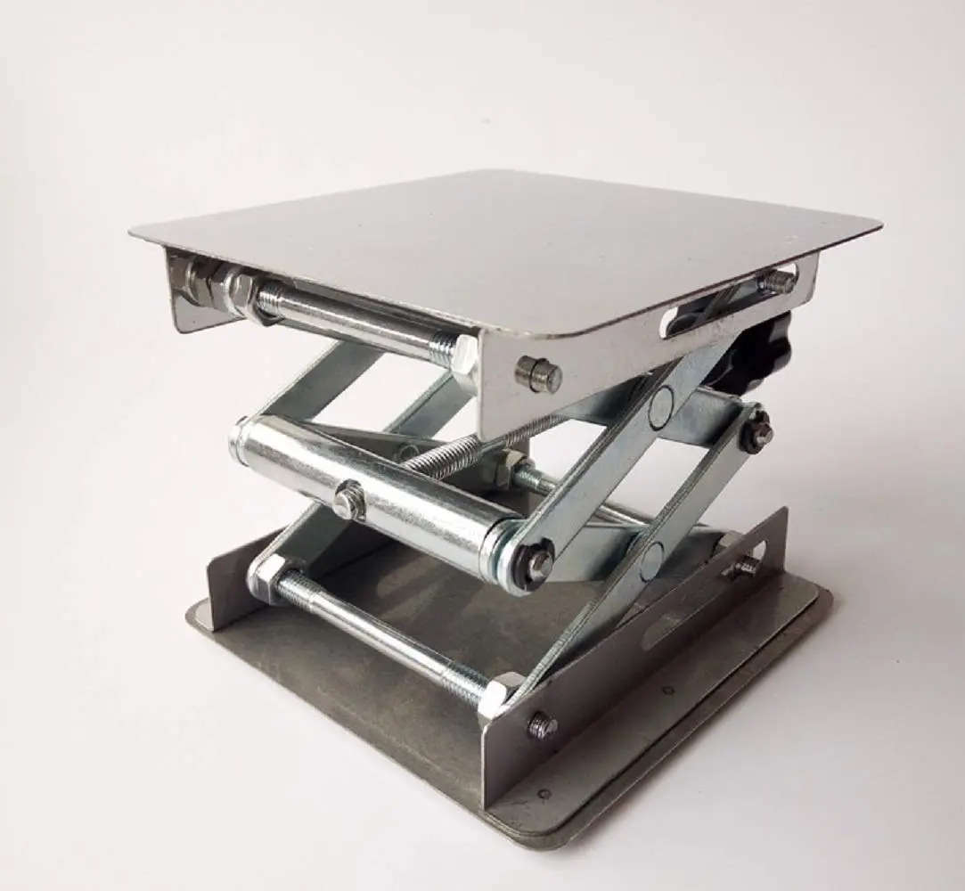 SUCOHANS 8" x 8" Stainless Steel Lab Jack Lift Stand Platform | 20cm x 20cm (8"x8") - view 5