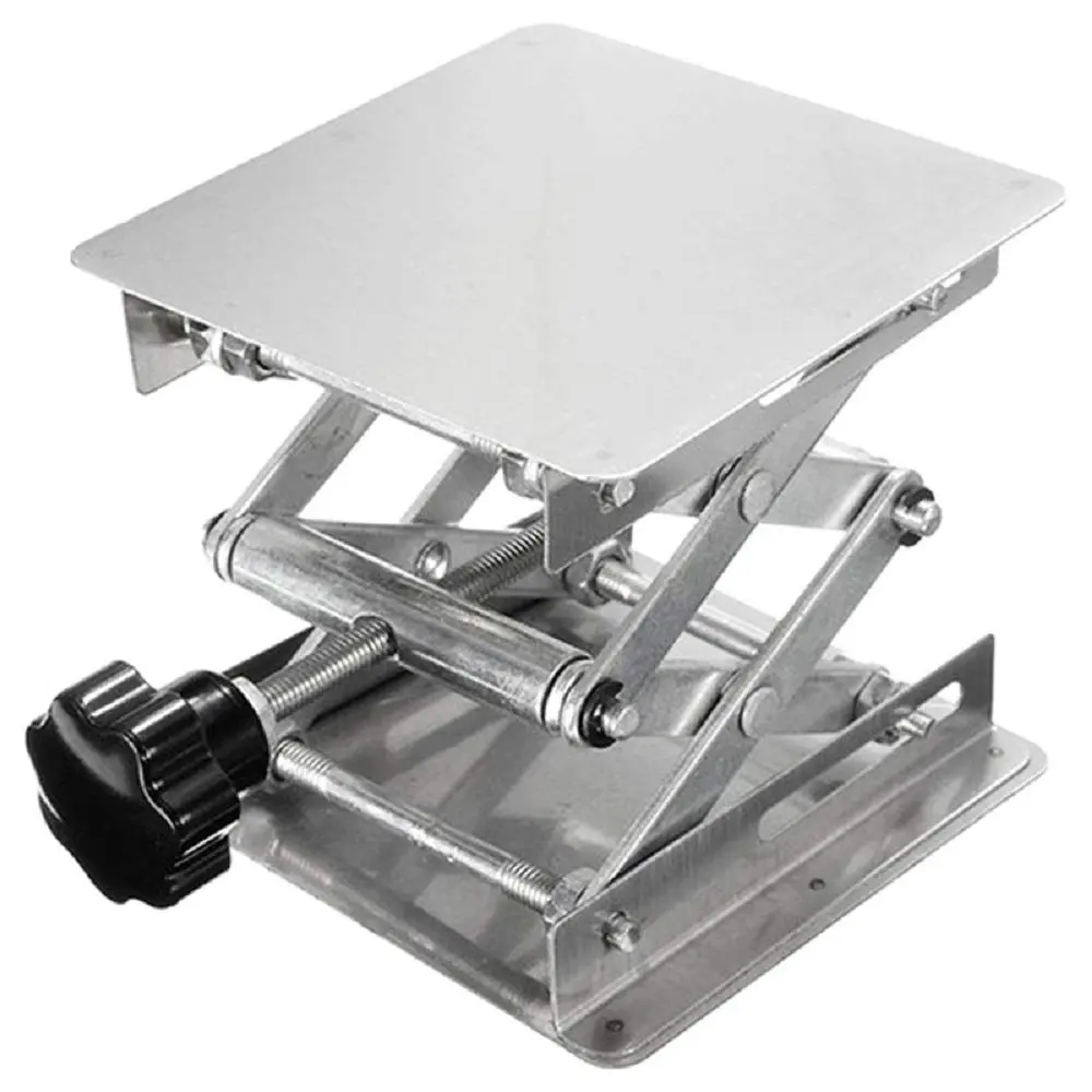 SUCOHANS 8" x 8" Stainless Steel Lab Jack Lift Stand Platform | 20cm x 20cm (8"x8") - view 3
