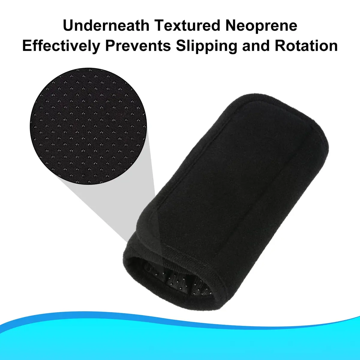 supregear Black 2 Pack Walker Grips with Contoured Foam Padding | Moisture Wicking Mobility Accessory - view 4