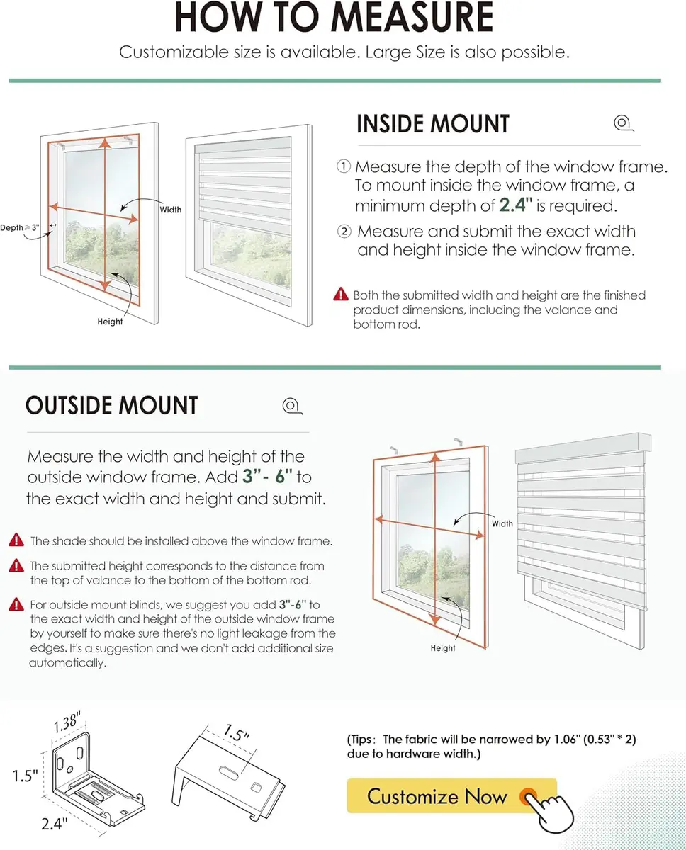 Yoolax Motorized Zebra Blinds with Remote Multicolor Fabric Samples | Smart Electric Shades for Windows - view 5