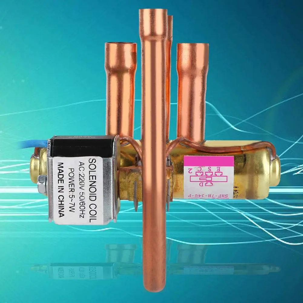 Strnek Four-way Reversing Valve Copper 1.5P-2P | HVAC Refrigeration Accessory - view 2