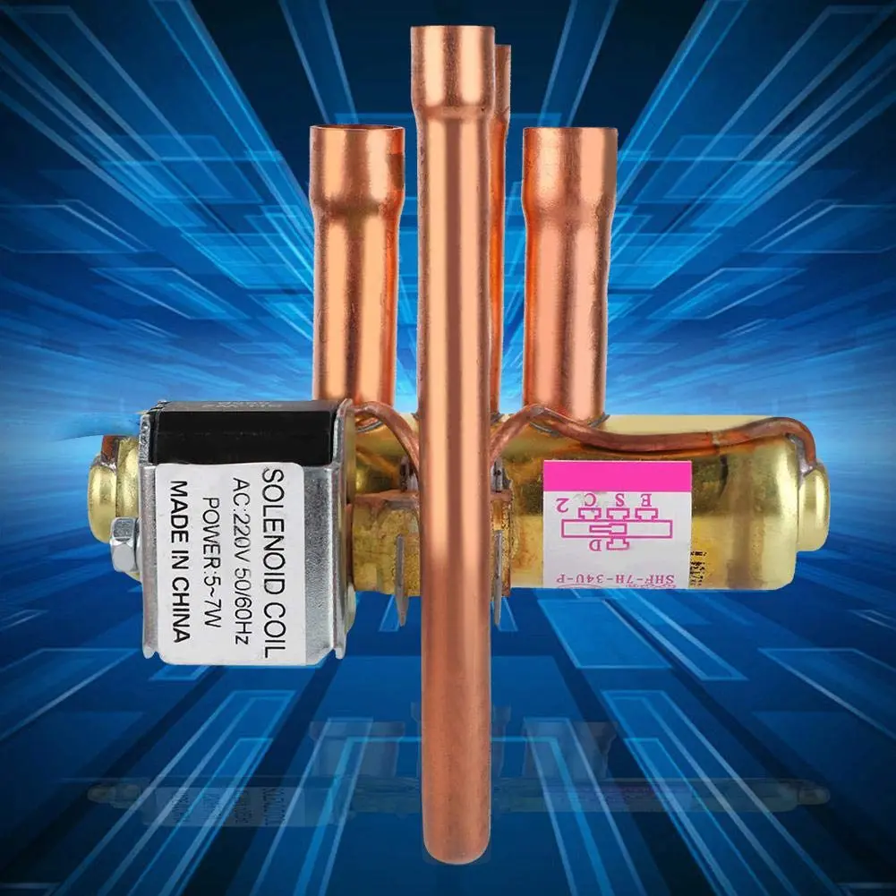Strnek Four-way Reversing Valve Copper 1.5P-2P | HVAC Refrigeration Accessory - view 3