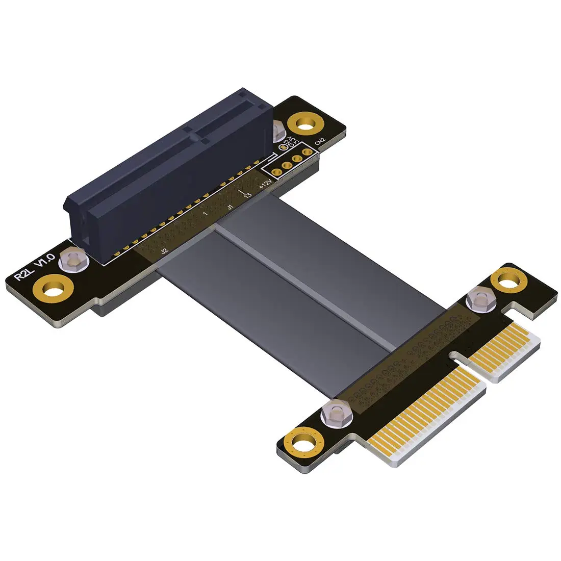 ADT-LINK PCIe 3.0 x4 Extension Cable 5cm | 32Gbps PCI Express Riser Card Vertical - view 2