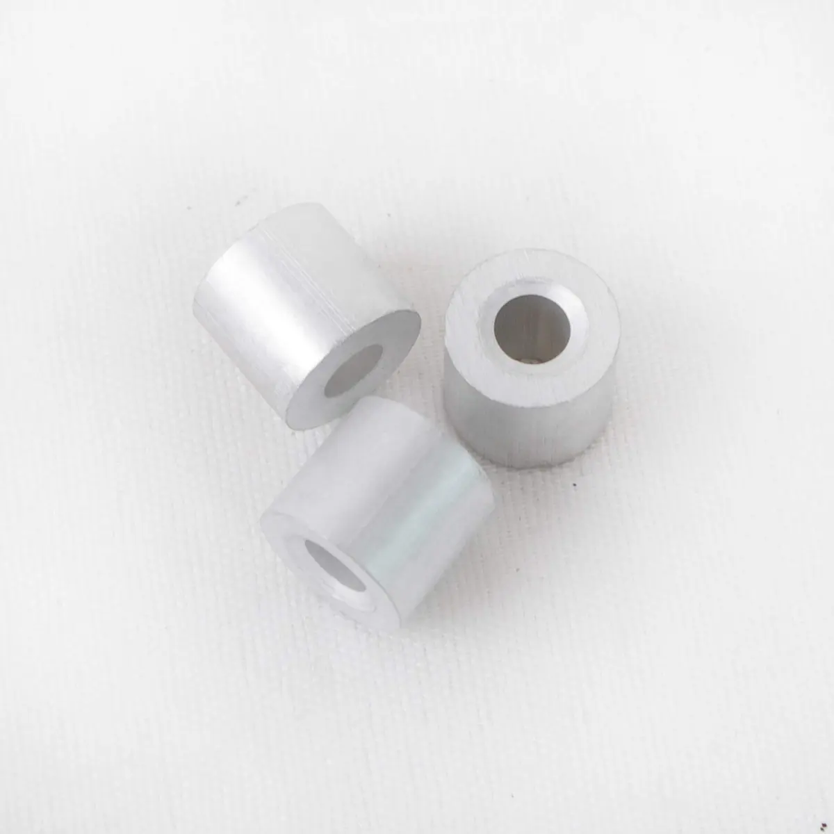 HIGOOD Wire Rope Stop Sleeve for 1/8" Wire Rope | Aluminum Alloy, PK 100 - view 3