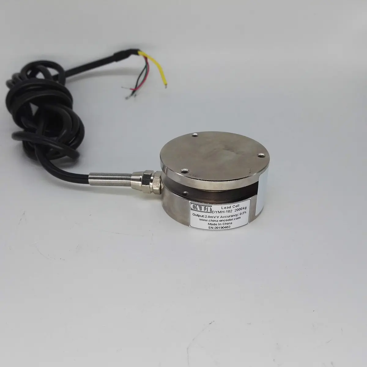 CALT 1T Flat Membrane Box Load Cell Sensor with φ58 Diameter | Force Measurement for Industrial Automation - view 3