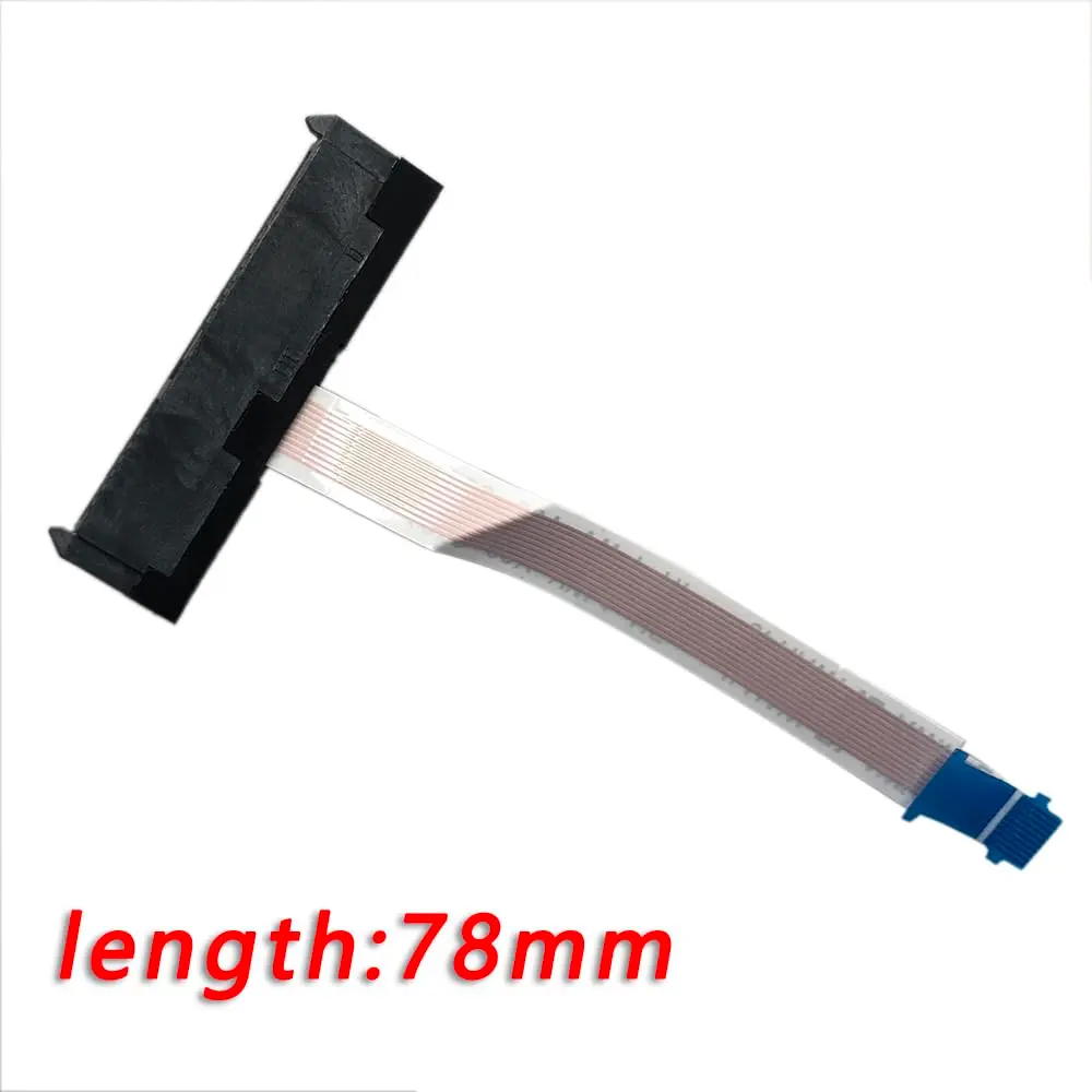 Zahara SATA HDD Hard Drive Connector Cable for HP 15-CS 15-cs0053cl 15-cs0051wm | 78mm Length, Black, Plastic - view 3