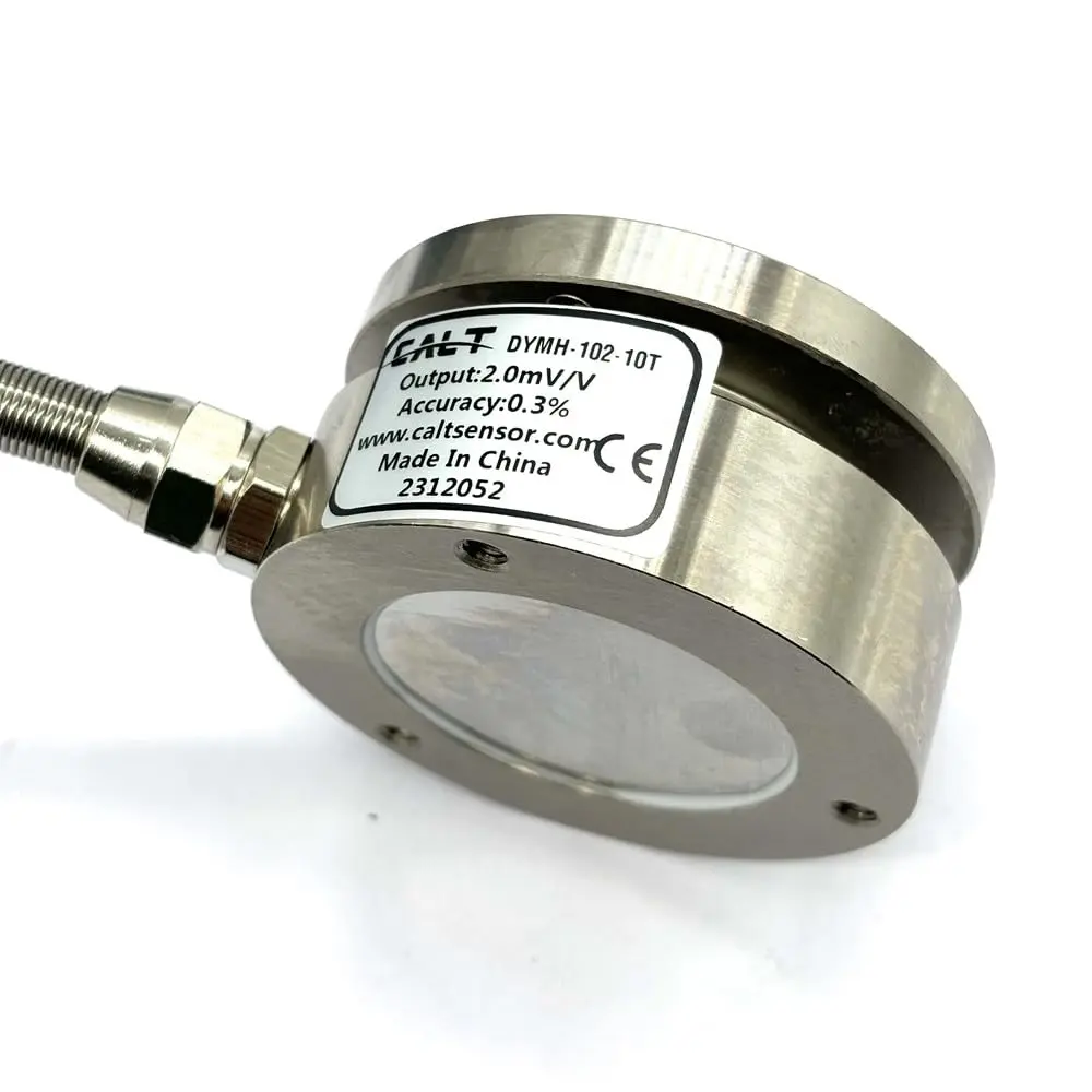 CALT 10T Flat Membrane Box Load Cell φ58 | Impact Force Measurement Sensor - view 5