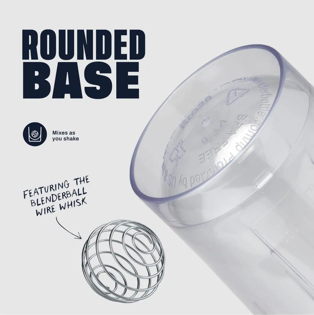 BlenderBottle Pro Series Shaker Bottle 710ml (24 oz) with BlenderBall Whisk | Leak-Proof & BPA-Free Tritan Plastic - view 3